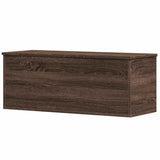 Storage Box Brown Oak 90x35x35 cm Engineered Wood 840687