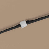 Garden Parasol Taupe 295 x 295 x 245 cm Polyester and Steel 42003655