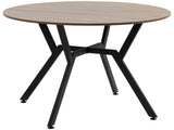 Dining Room Table with Black Legs Anti-slip Foot Pads for Living Room Dining Room 90 x 76 cm Brown T3398P344639