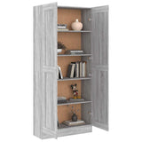 Book Cabinet Grey Sonoma 82.5x30.5x185.5 cm Engineered Wood 815115