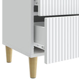 Bedside Cabinet 2 pcs White 43 x 34.5 x 48 cm Engineered Wood 894526