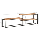 TV Cabinet 180x30x50 cm Solid Acacia Wood 321622