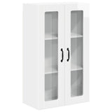 Wall Glass Cabinet LUCCA High Gloss White 60 x 31 x 100 cm 885179
