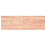 Bathroom Countertop Light Brown 180x60xcm Treated Solid Wood 3156167