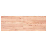 Bathroom Countertop Light Brown 180x60xcm Treated Solid Wood 3156167