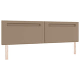 LED Headboard Cappuccino 200 cm Faux Leather 42007316