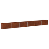 Raised Garden Bed Rusty 600 x 40 x 55 cm corton 8006303
