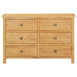 Chest of Drawers 105x33.5x73 cm Solid Oak Wood 289196