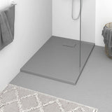 Shower Base Tray SMC Grey 100x70 cm 148934