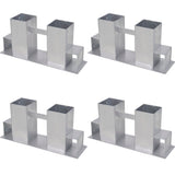 Firewood Stack Aid 4 pcs 34 x 10 x 15 cm Steel 41925