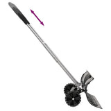Snow Shovel with Extendable Handle Black 66 cm Blade Steel 364817