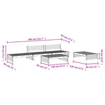 5 Piece Garden Lounge Set Solid Wood Douglas 3186639