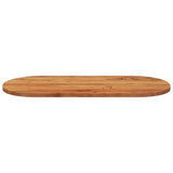 Table Top 90x40x3.8 cm Oval Solid Wood Acacia 370093