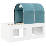 Bed with Tunnel 4 pcs Artisian Oak and Light Blue 3423510