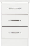 ZNTS Nevada 3 Drawer Bedside 100-103-059