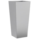 ZNTS Garden Planter 35x35x75 cm Galvanised Steel 851090