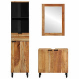 Bathroom Cabinet Set 3 pcs Natural 38 x 33 x 160 cm 3310013