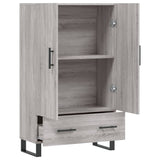 Highboard Grey Sonoma 69.5x31x115 cm Engineered Wood 828266