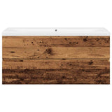 Sink Cabinet with Built-in Basin Old Wood 3328927