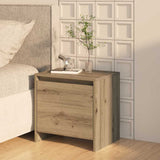 Bedside Cabinet Artisian Oak 45 x 34 x 44.5 cm Engineered Wood 8000982