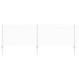 Fence and Post Silver 0.8 x 10 m Steel 3336295