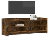 TV Cabinet 100 x 33 x 47 cm Smoked Oak Engineered Wood 8011223