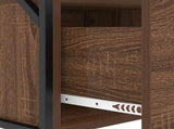 Bedside Cabinet Brown Oak 40 x 31 x 60 cm Engineered Wood 859498