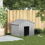 Dog House with Roof 131x101x102 cm Galvanised Steel 4100918