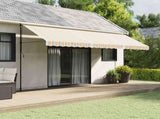 Replacement Awning Fabric Multicolour 100% Polyester with PU coating 367730