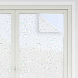 Window Films 4 pcs Frosted Flower Pattern PVC 3208978