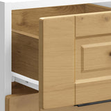 Kitchen Base Cabinet Porto Artisan Oak Engineered Wood 854229