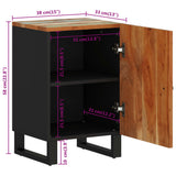 Bathroom Cabinet 38x33x58 cm Solid Wood Reclaimed 351996