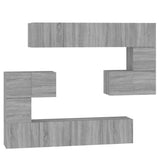 Wall-mounted TV Cabinet Grey Sonoma Engineered Wood 3114588