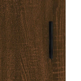 Sideboard Brown Oak 34.5x34x90 cm Engineered Wood 828819