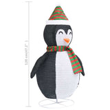 Snow Penguin Figure Black and white Fabric, steel 120 cm 328502