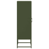Highboard Olive Green 36x39x123 cm Steel 846528