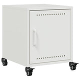 Bedside Cabinets 2 pcs White 36x39x43.5 cm Steel 846625