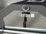 Steel 3-Tier Outdoor Pizza Oven Charcoal BBQ Grill, Black T3398P323897