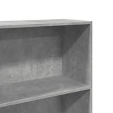 Bookcase Concrete Grey 60x30x189 cm Engineered Wood 857920