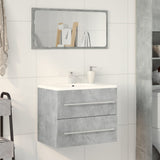 Sink Cabinet Concrete Grey 60x38.5x48 cm Engineered Wood 856224