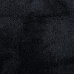 ZNTS Rug OVIEDO Short Pile Black Ø 120 cm 375567