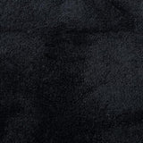ZNTS Rug OVIEDO Short Pile Black Ø 120 cm 375567