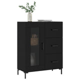 Sideboard Black 69.5x34x90 cm Engineered Wood 828045