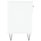 Shoe Bench White 102x35x55 cm Engineered Wood 829732