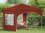 Pop-up Party Tent 192 x 192 x 245 cm Terracotta 42019831