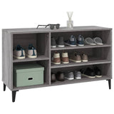 Shoe Cabinet Grey Sonoma 102x36x60 cm Engineered Wood 819754