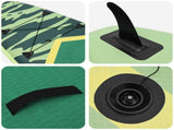 Inflatable Stand Up Paddle Board POSEIDON Green PVC 42039119