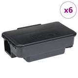 Mouse Traps 6 pcs Black 22x12.5x7.5 cm 4106485