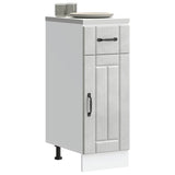 Kitchen Base Cabinet Lucca Concrete Grey Engineered Wood 853701