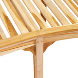 Garden Bench Natural Teak Solid Teak Wood Large Durable 310495